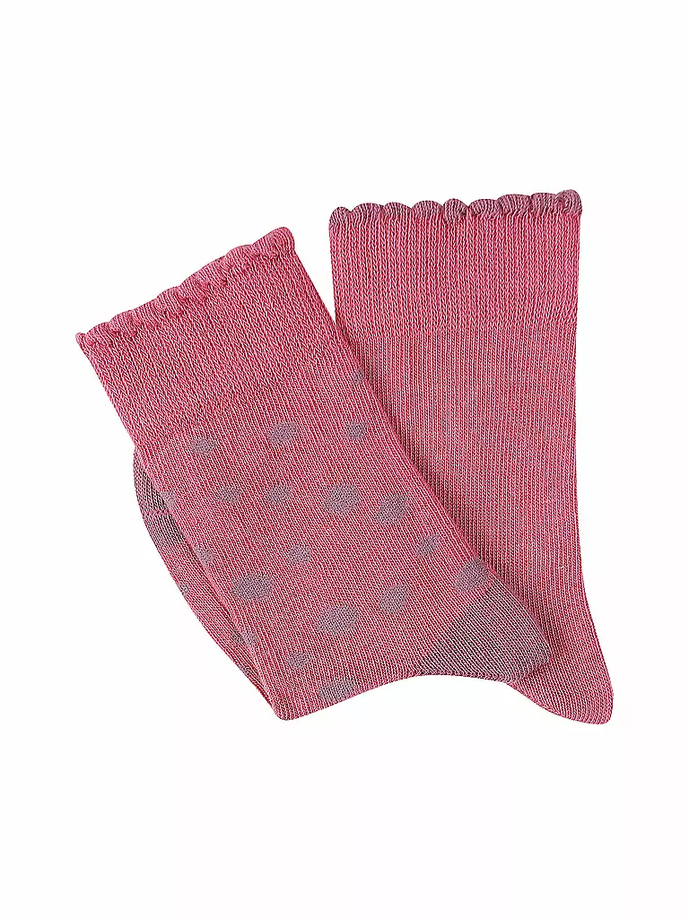 CAMANO | Calzini da bambina confezione da 2 rose wine | Rosa