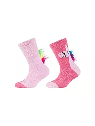 CAMANO | Calzini da bambina confezione da 2 shocking pink | Rosa