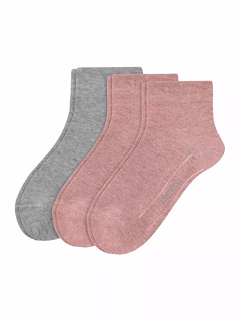 CAMANO | Calzini da bambina confezione da 3 pz. rosa gesso mela | Rosa
