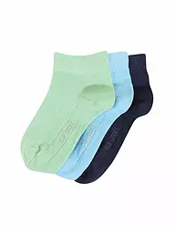 CAMANO | Calzini sneaker da ragazzo confezione da 3 QUARTER katydid | Blu