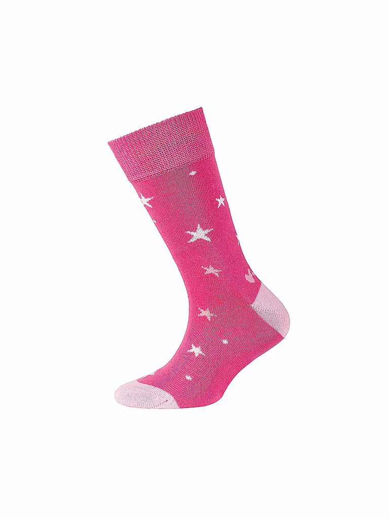 CAMANO | Calzini da ragazza confezione da 2 Shocking Pink | 