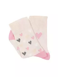 CAMANO | Calzini da ragazza confezione da 2 silver peony | Beige