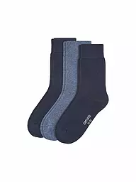 CAMANO | Calzini da ragazzo, confezione da 3, stone melange | Blu