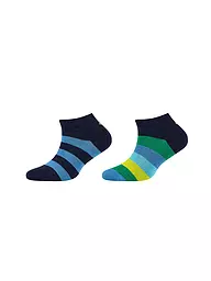 CAMANO | Calzini da ragazzo confezione da 2 blu | Blu scuro