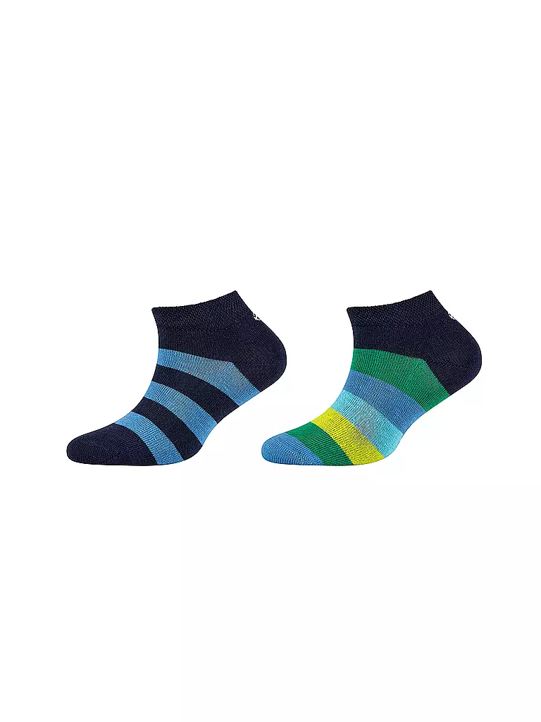 CAMANO | Calzini da ragazzo confezione da 2 blu | Blu scuro