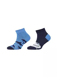 CAMANO | Calzini da ragazzo confezione da 2 paris blue | Blu