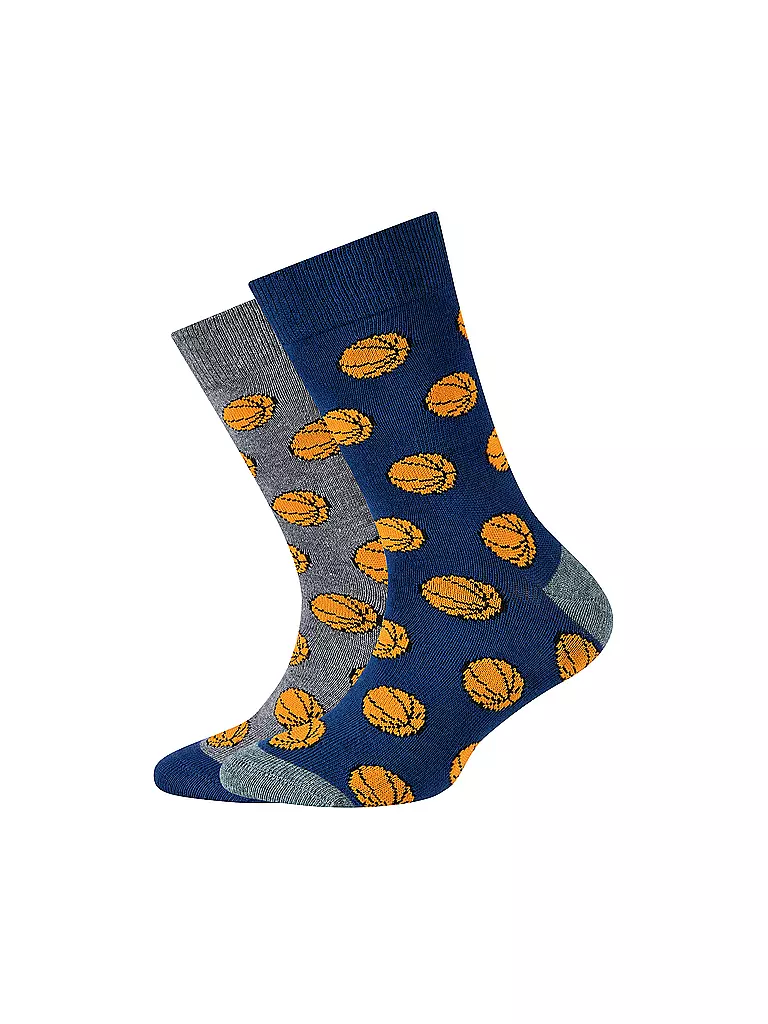 CAMANO | Calzini da ragazzo confezione da 2 pz. navy peony | Blu scuro