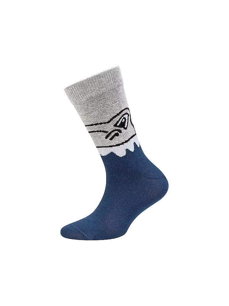 CAMANO | Calzini da ragazzo confezione da 4 fog melange | Blu