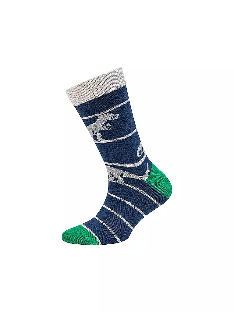 CAMANO | Calzini da ragazzo confezione da 4 fog melange | Blu