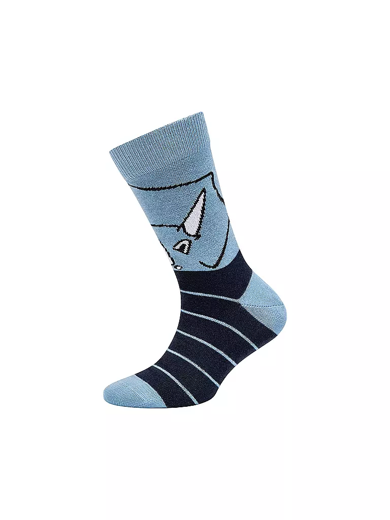 CAMANO | Calzini da ragazzo confezione da 4 fog melange | Blu