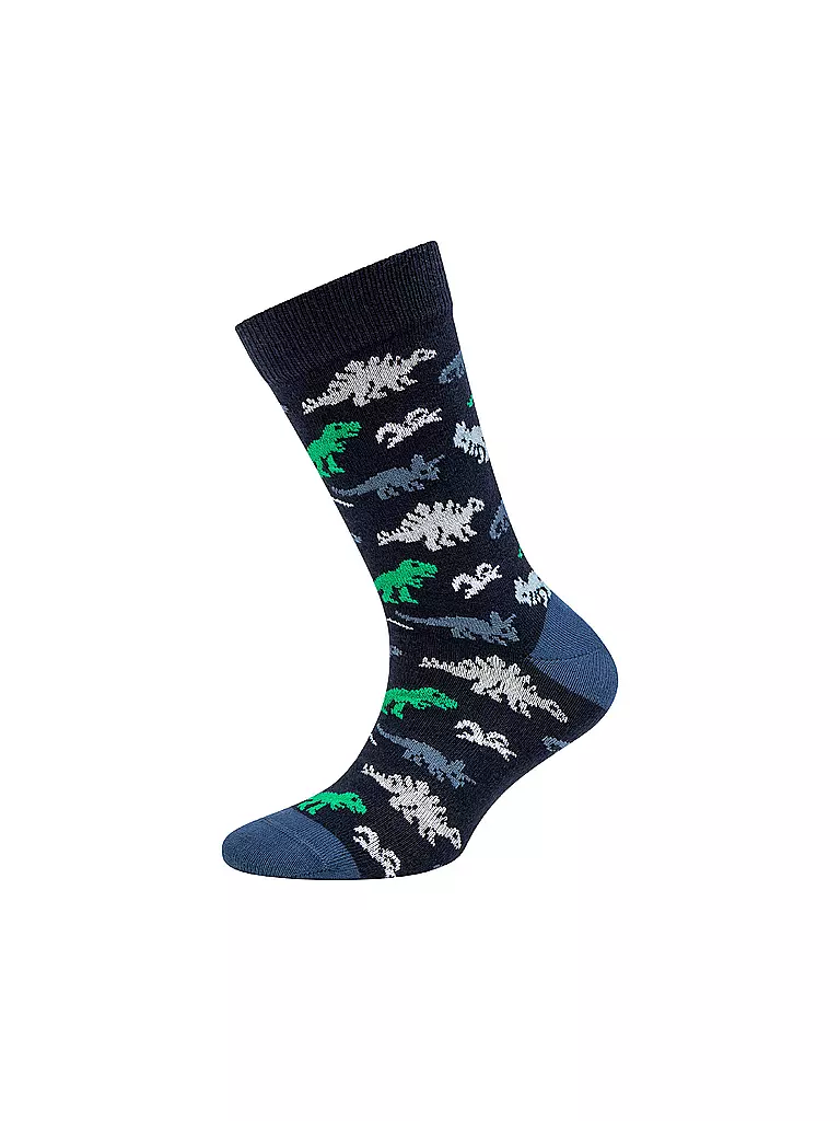 CAMANO | Calzini da ragazzo confezione da 4 fog melange | Blu