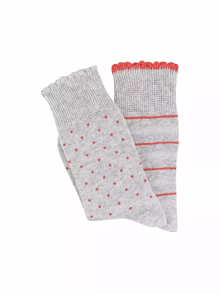 CAMANO | Calzini per bambini confezione da 2 nebbia mélange | Grigio