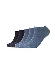 CAMANO | Calzini sneaker confezione da 5 bianco | Blu scuro