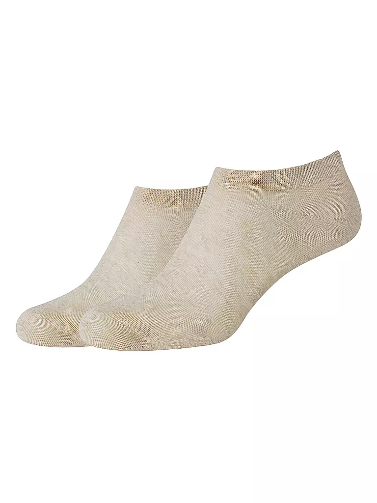 CAMANO | Calzini sneaker confezione da 2 desert melange | Beige