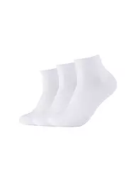 CAMANO | Calzini sneaker confezione da 3 nero | Bianco