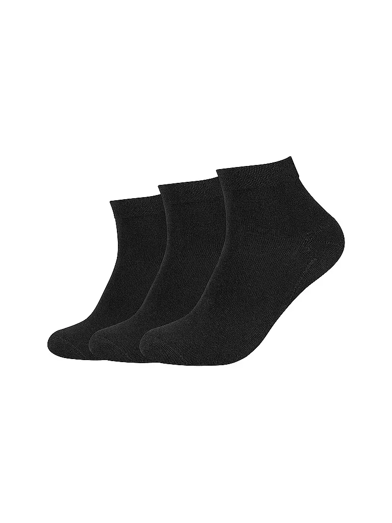 CAMANO | Calzini sneaker confezione da 3 nero | Nero