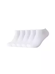 CAMANO | Calzini sneaker confezione da 5 bianco | Bianco