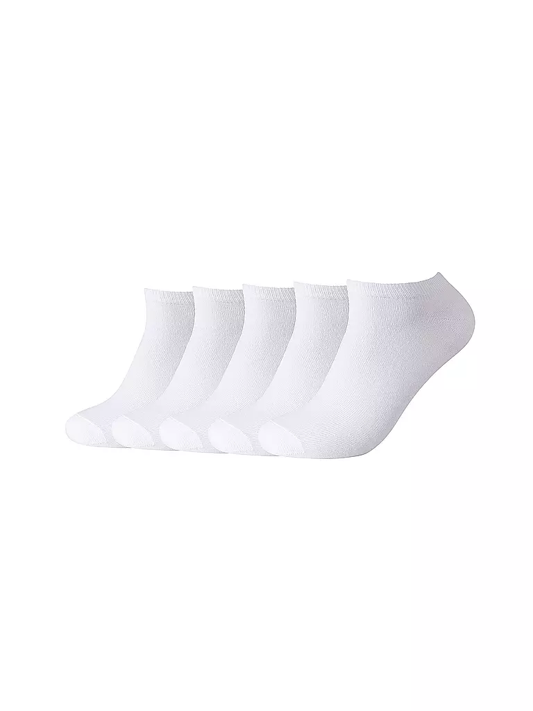 CAMANO | Calzini sneaker confezione da 5 bianco | Bianco