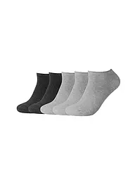 CAMANO | Calzini sneaker confezione da 5 bianco | Grigio chiaro