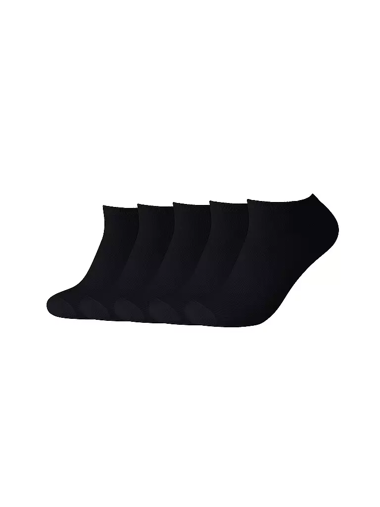 CAMANO | Calzini sneaker confezione da 5 nero | Nero