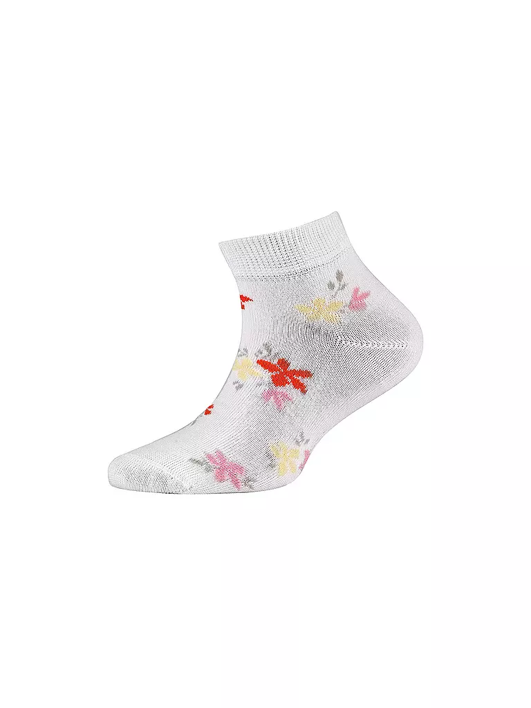 CAMANO | Calzini sneaker da bambina, confezione da 4, popcorn | 