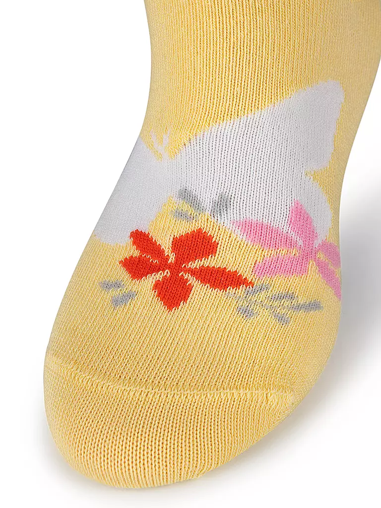 CAMANO | Calzini sneaker da bambina, confezione da 4, popcorn | 