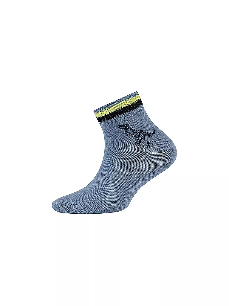 CAMANO | Calzini sneaker da ragazzo, confezione da 4, blu | Blu