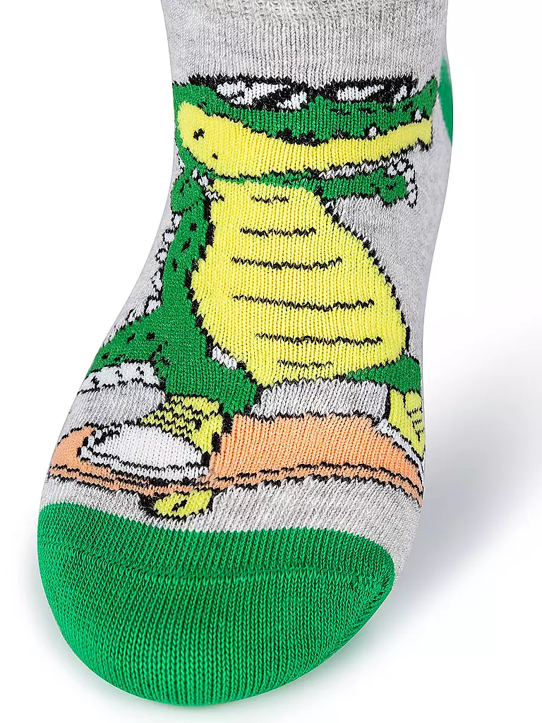 CAMANO | Calzini sneaker per bambini confezione da 4 nebbia mélange | 