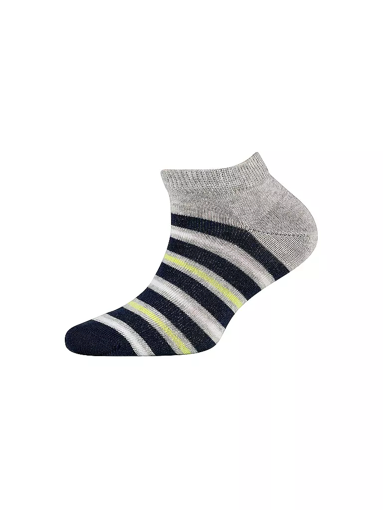 CAMANO | Calzini sneaker per bambini confezione da 4 nebbia mélange | 