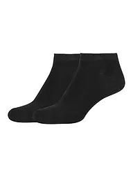 CAMANO | Calzini sneaker Silky, confezione da 2, nero | Nero