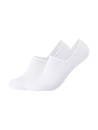 CAMANO | Calzini corti confezione da 2 COMFORT INVISIBLE grigio chiaro mélange | Bianco