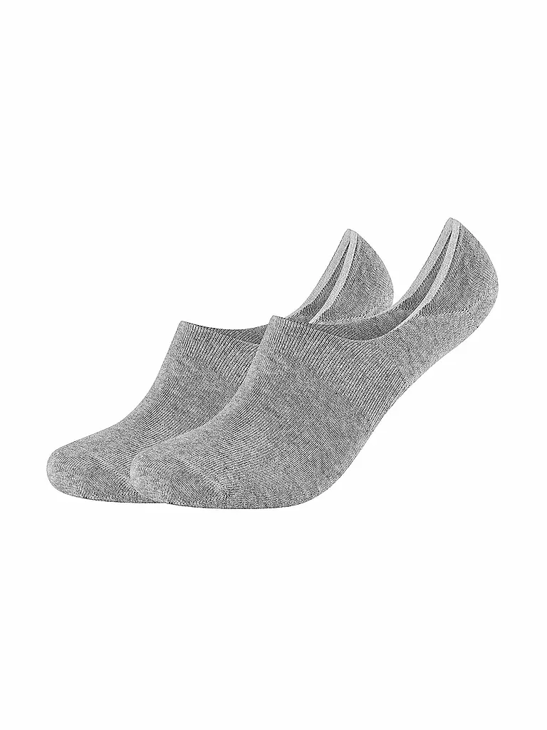 CAMANO | Fantasmini confezione da 2 COMFORT INVISIBLE grigio chiaro mélange | Grigio chiaro