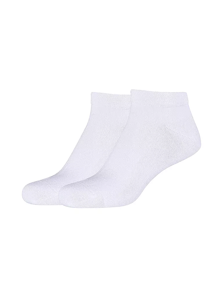 CAMANO | Herren-Sneakersocken 2er Pkg white | Bianco