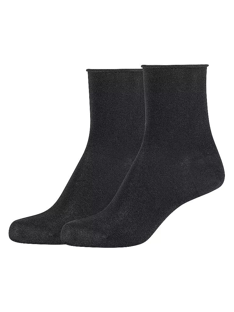 CAMANO | Rollsocken confezione da 2 nero | Nero