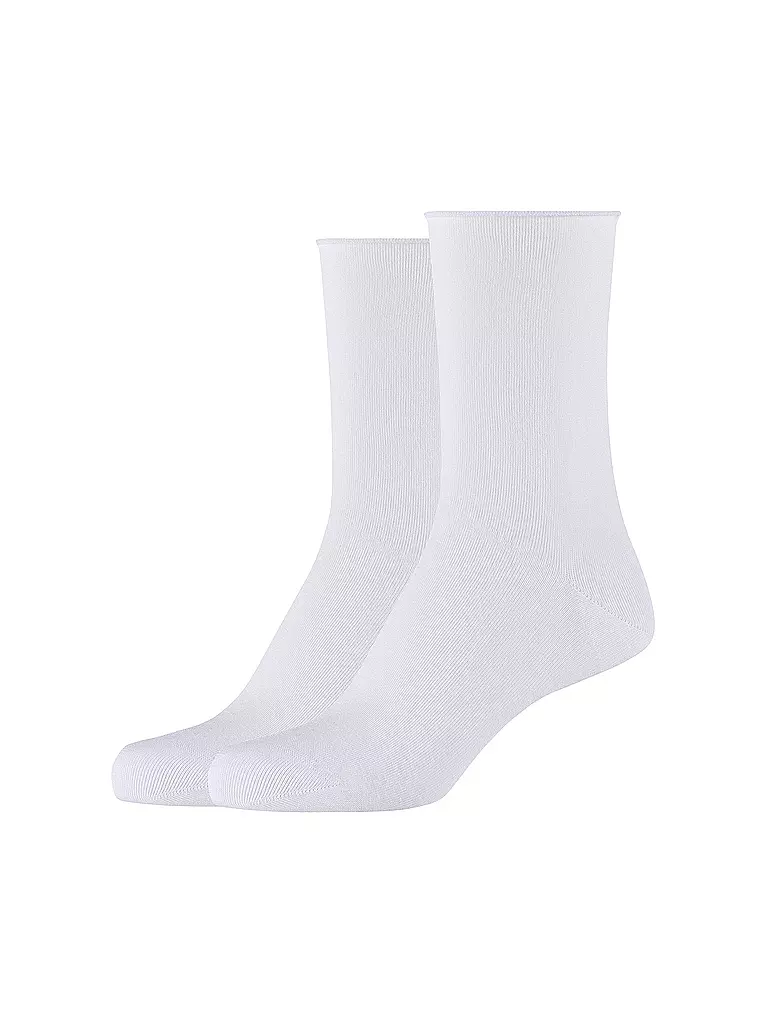 CAMANO | Rollsocken confezione da 2 paia bianco | Bianco