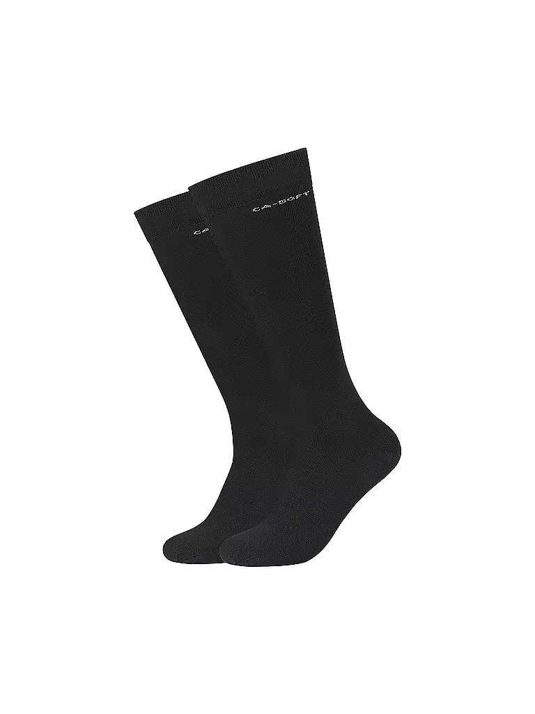 CAMANO | Stutzen da donna, confezione da 2, nero | Nero
