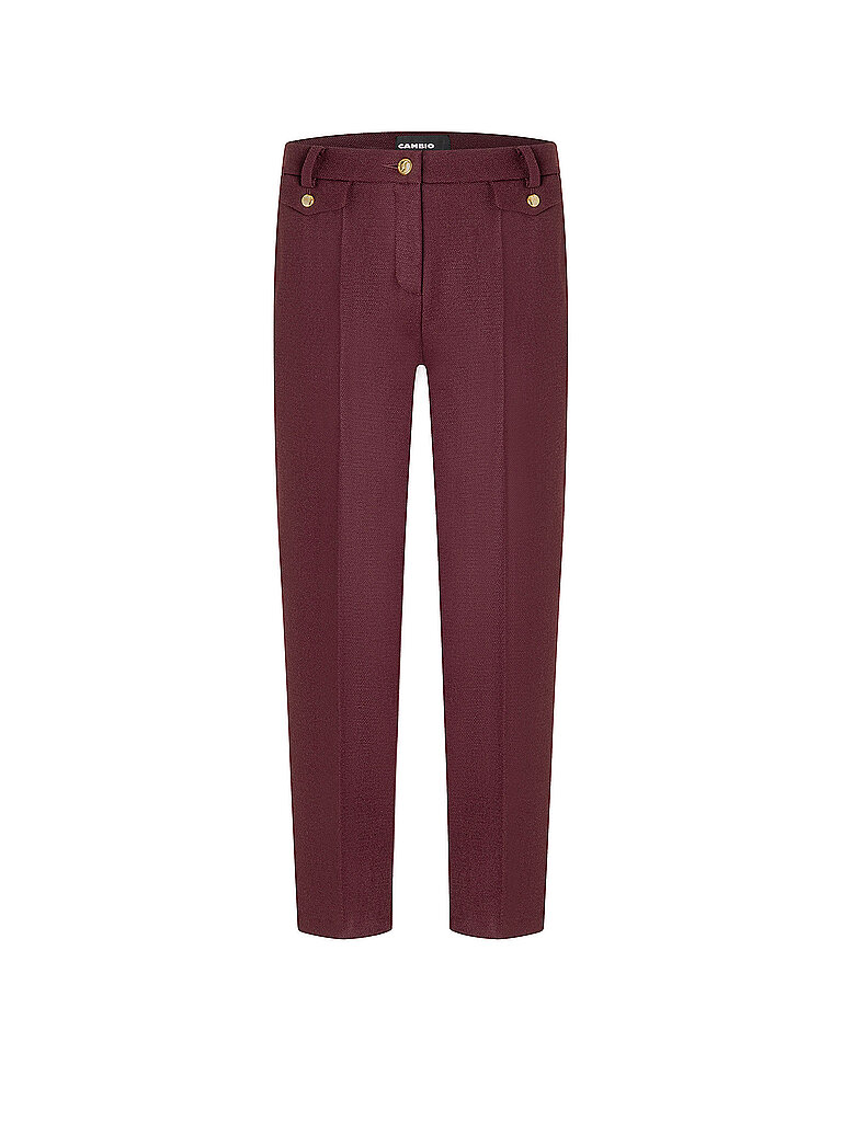 Chino KRYSTAL FLAP rosso scuro 46/L27