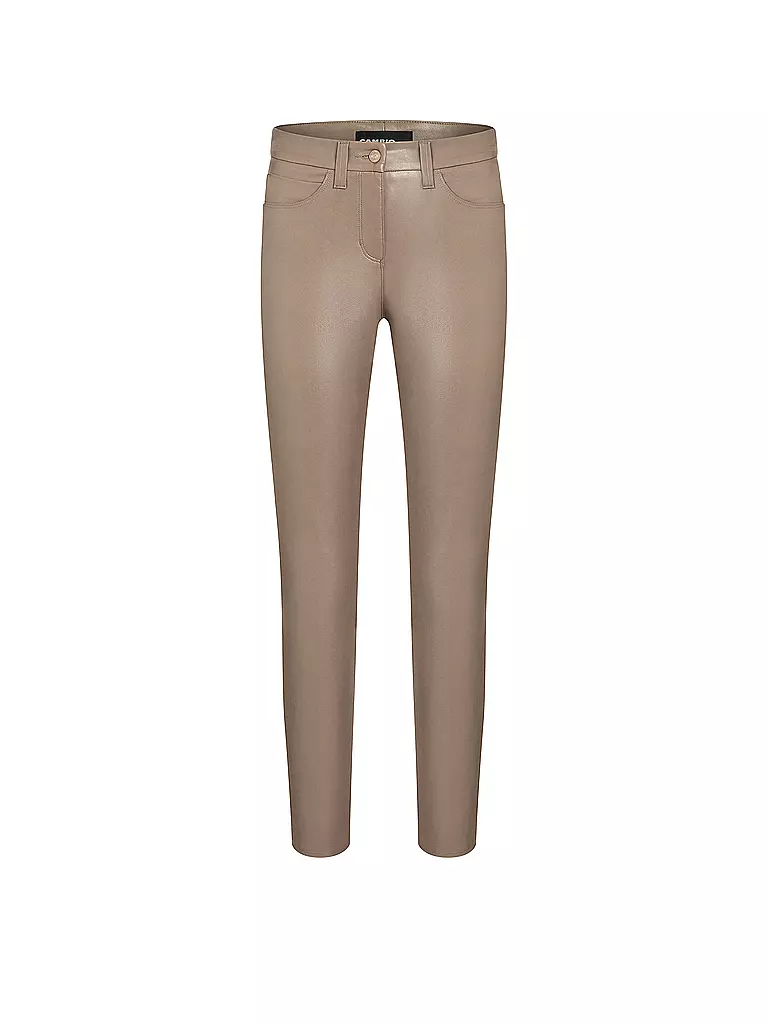 CAMBIO | Hose in Lederoptik RAY | Marrone