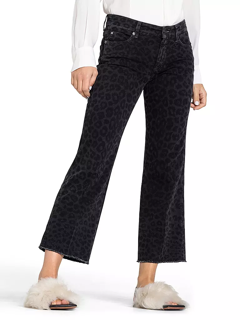 CAMBIO | Jeans Flared Fit 7/8 FRANCESCA | Blu scuro