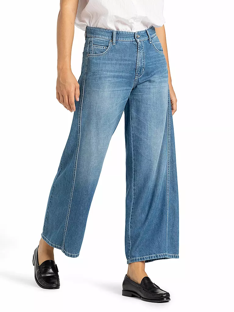 CAMBIO | Jeans Flared Fit 7/8 PALAZZO | Blu