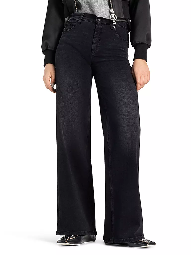 CAMBIO | Jeans Flared Fit ALIA | Nero