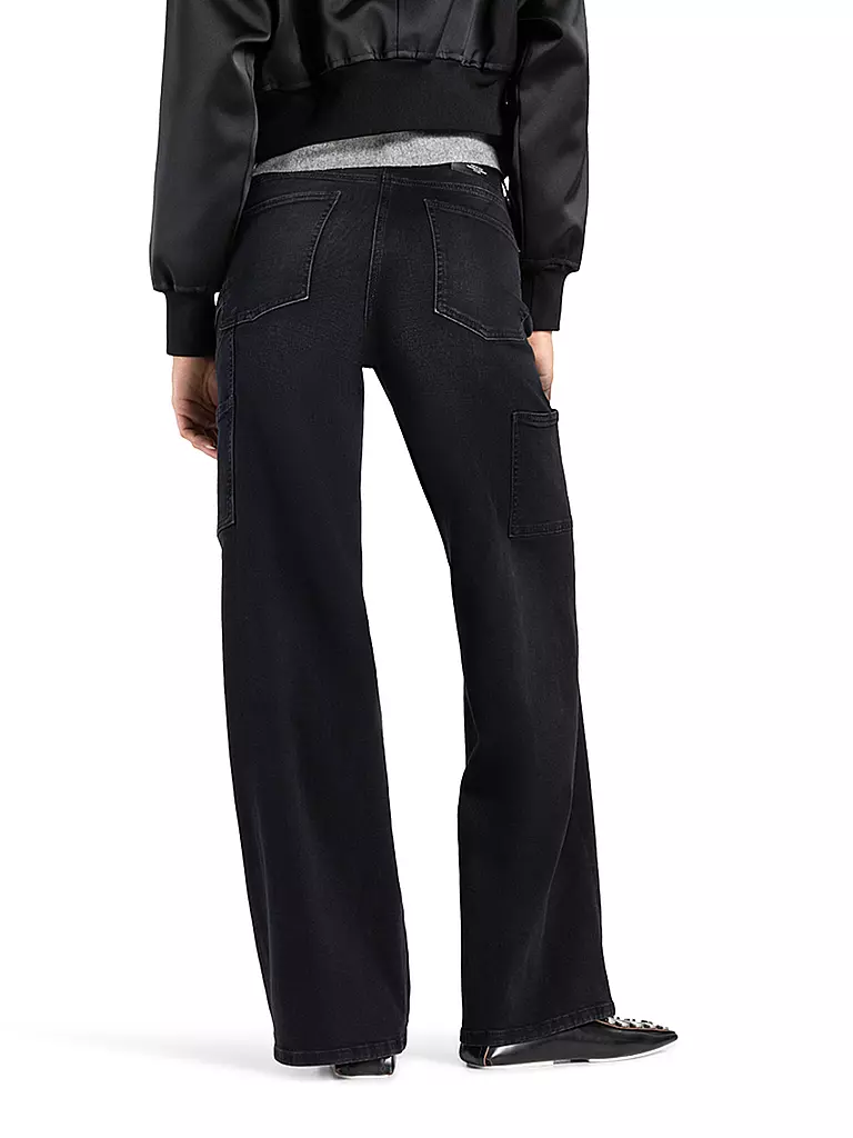 CAMBIO | Jeans Flared Fit ALIA | Nero