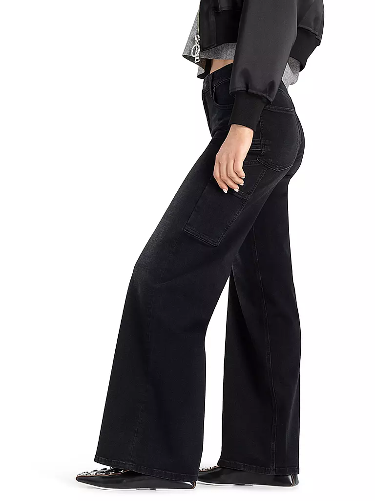 CAMBIO | Jeans Flared Fit ALIA | Nero