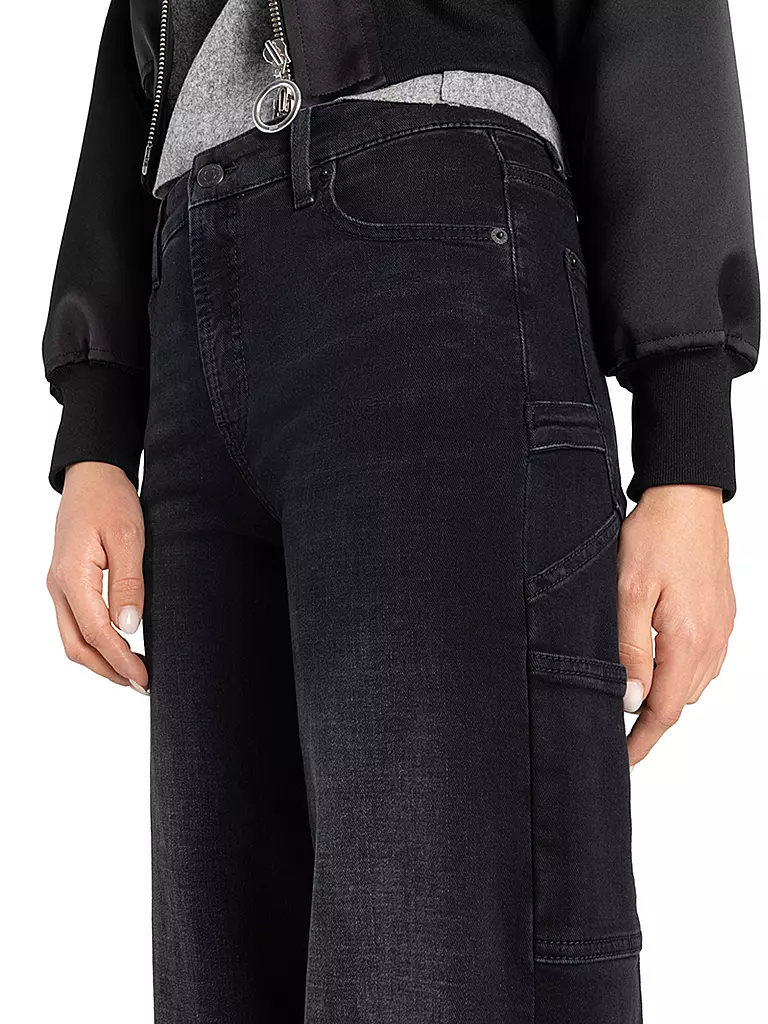 CAMBIO | Jeans Flared Fit ALIA | Nero