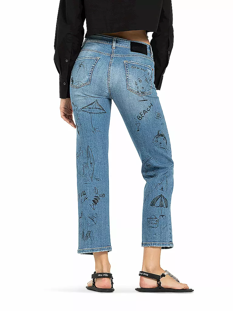 CAMBIO | Jeans Slim Fit 7/8 PARIS | Blu