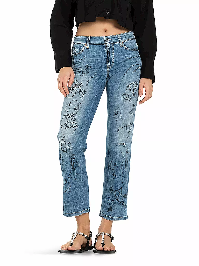 CAMBIO | Jeans Slim Fit 7/8 PARIS | Blu