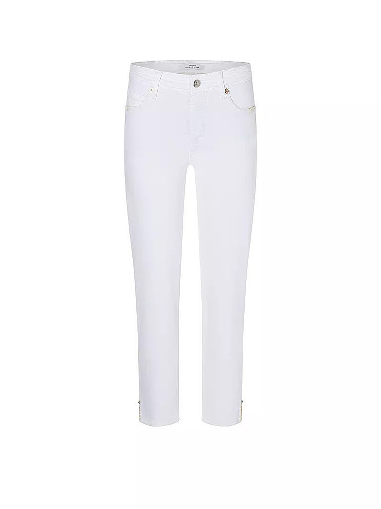 CAMBIO | Jeans Slim Fit 7/8 PIPER SHORT | Bianco