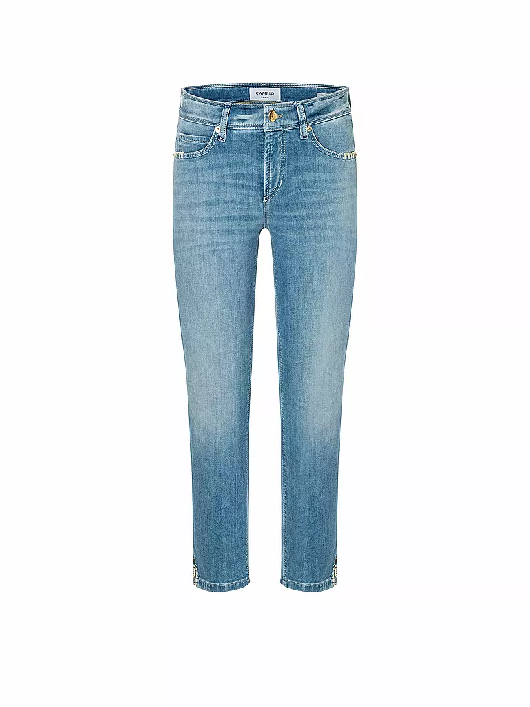 CAMBIO | Jeans Slim Fit 7/8 PIPER SHORT | Blu