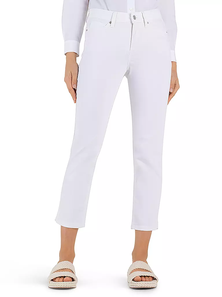 CAMBIO | Jeans Slim Fit 7/8 PIPER SHORT | Bianco