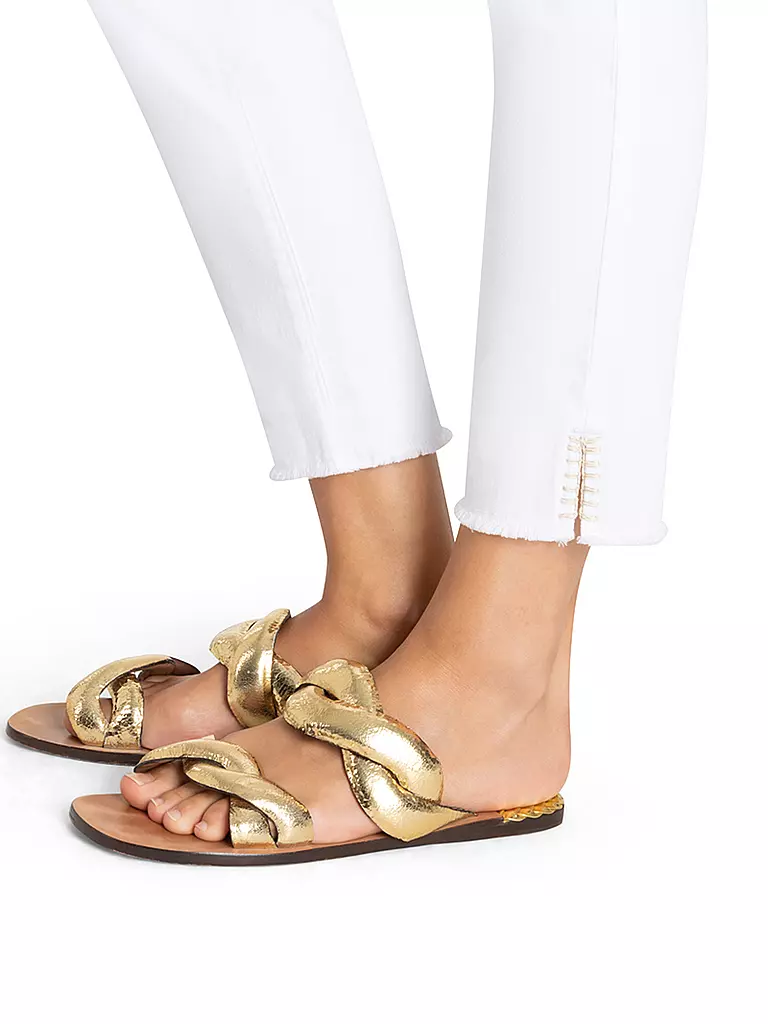 CAMBIO | Jeans Slim Fit 7/8 PIPER | Bianco